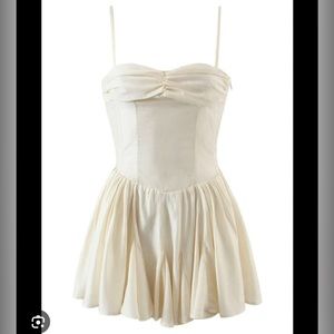 *like new* strangers & lovers “anneliese” satin mini dress